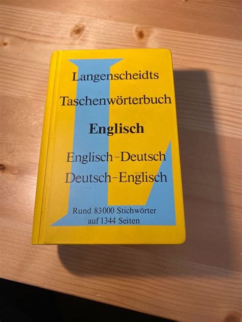 Langenscheidts TaschenWörterbuch Englisch Kaufen auf Ricardo