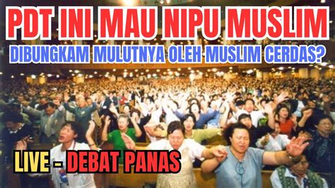 LIHATLAH PENDETA INI COBA TIPU MUSLIM CERDAS YouTube