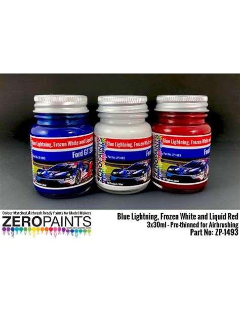 ZP - Ford GT 2018 - Paint Set 3x30ml - 1493