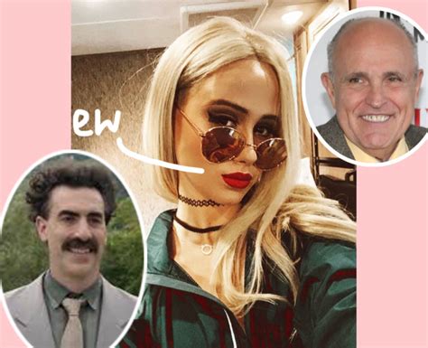 Borat 2 Actress Reveals Her Side Of That Rudy Giuliani Scene: 'My Heart ...