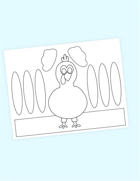 Turkey Headband Craft Template