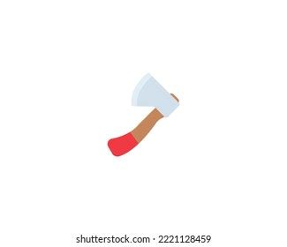 Axe Vector Isolated Icon Axe Emoji Stock Vector (Royalty Free ...