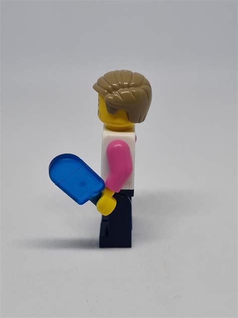 Lego Guy With Lollipop Minifigure Genuine Bam Figure New Ebay