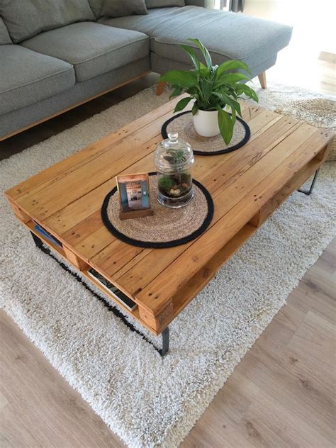 Table Basse Palette Diy Facile Faire Soi M Me Clem Atc