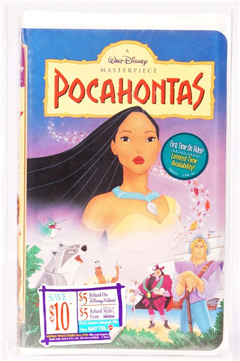 1996 Walt Disney Home Video Masterpiece Sealed Vhs Tape Pocahontas