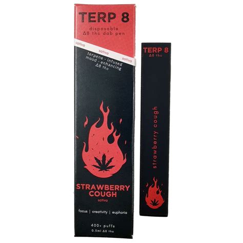 Terp 8 Delta 8 Vape Pen Strawberry Cough Cbd Vape Pen