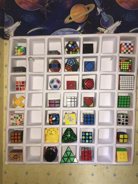 I Finally Finished The Rubix Cube Shelf Display Cubo Rubik Cubo