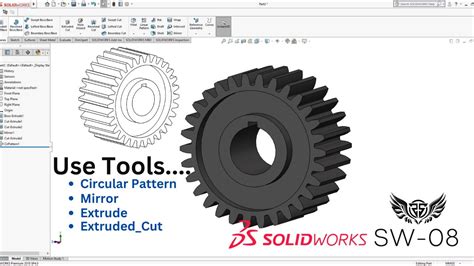 Spur Gear Design Solidworks YouTube