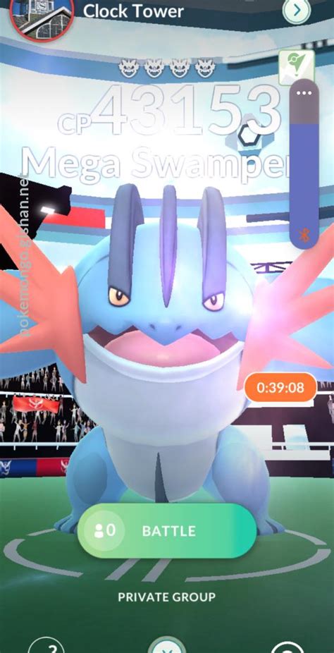 Mega Swampert Raid Boss Pokemon Go