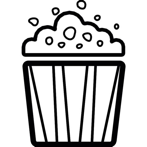 Popcorn Bag Vector SVG Icon - SVG Repo