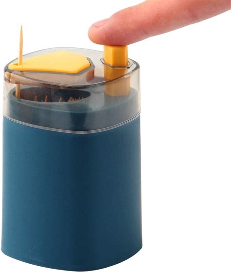 Toothpick Holder Dispenser Pop Up Automatic Toothpick Dispenser