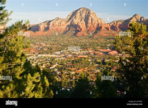 The town of Sedona Arizona Stock Photo - Alamy