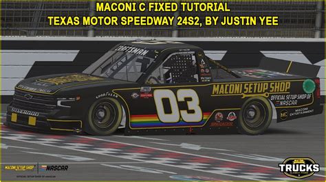 IRacing Fixed NASCAR Series Tutorial Maconi C Fixed Truck Series At