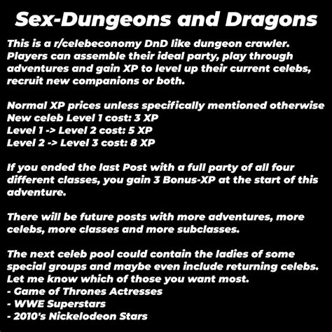 Sex Dungeons And Dragons Adventure 1 Rcelebeconomy