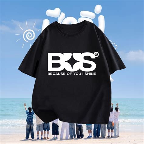 NEW บอยแบนด์ไทย BUS-Because of you, i shine เสื้อยืดลายปริมณฑล รุ่น S ...