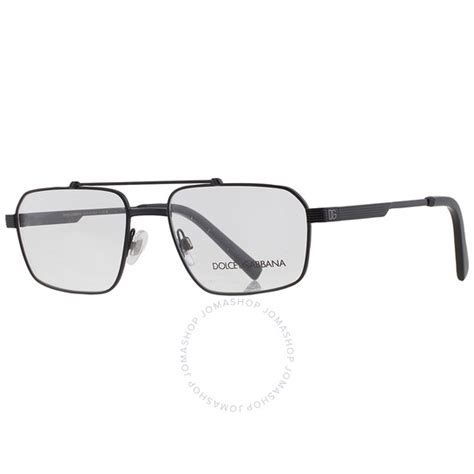 Dolce And Gabbana Demo Navigator Mens Eyeglasses Dg1345 1106 54 8056597758123 Eyeglasses Dolce