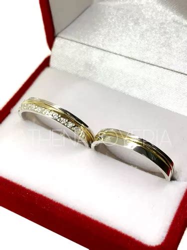 Alianzas Anillos Plata Oro Boda Compromiso Casamiento Piedra