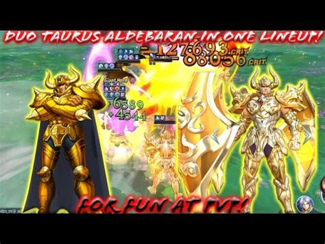 Saint Seiya Awakening Kotz Duo Taurus Aldebaran In Current Pvp