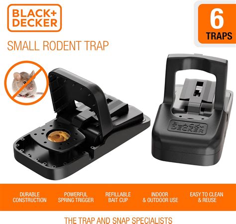 Blackdecker Trampa Para Ratones Y Trampa Para Ratas Para Interiores Y