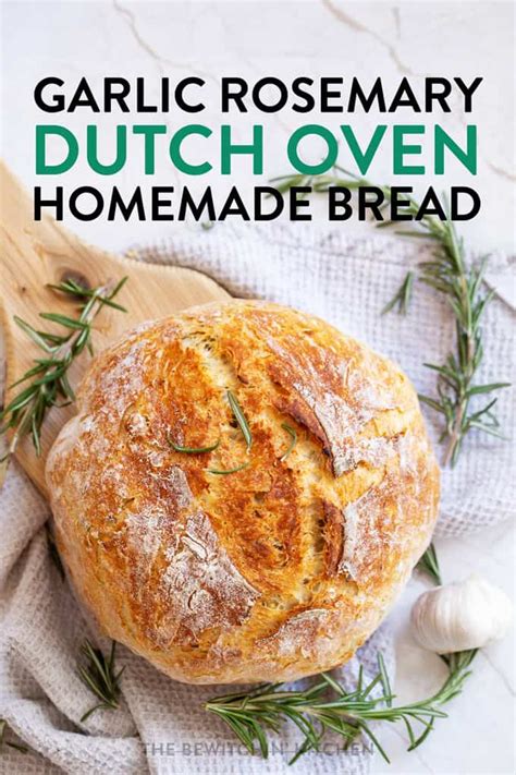 Easy Artisan Garlic Rosemary Bread The Bewitchin Kitchen