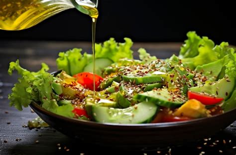 Premium Ai Image Health Benefits Of Healthy Salad In The Style Of