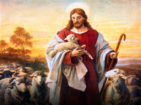 Christ As The Good Shepherd Painting At Explore