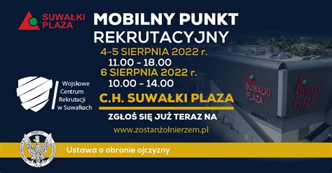 Punkt rekrutacyjny Wojskowego Centrum Rekrutacji w CH Suwałki Plaza