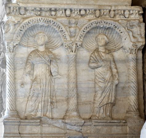 Sarcophagus With Representation Of The Dead Married Couple And The