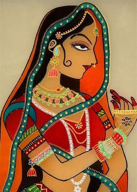 Pin By Kavitha On Illustration Rajasthani Art Indian Folk Art