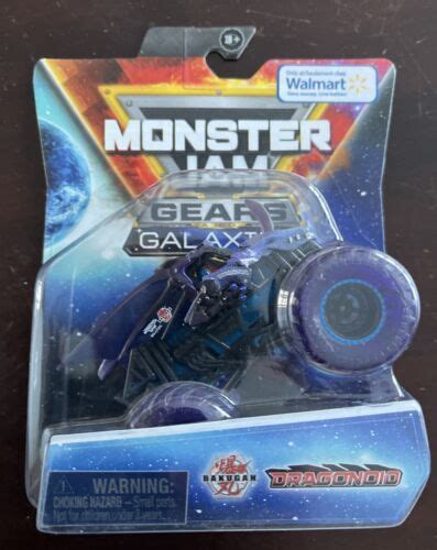 Monster Jam Bakugan Dragonoid Gears Galaxies Walmart Exclus Spin