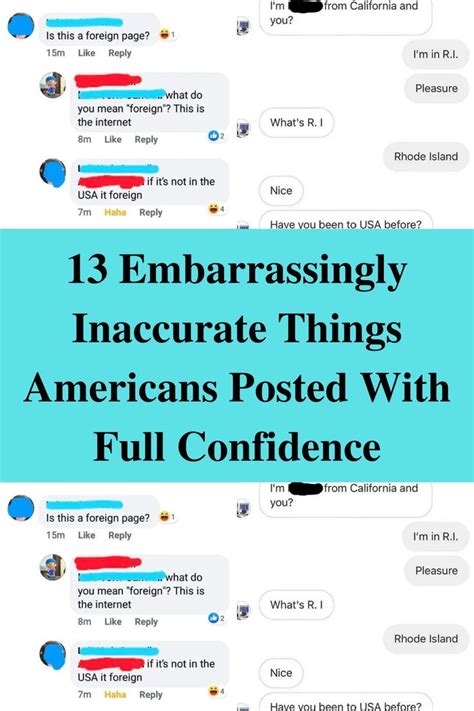 13 Embarrassingly Inaccurate Things Americans Posted With Full