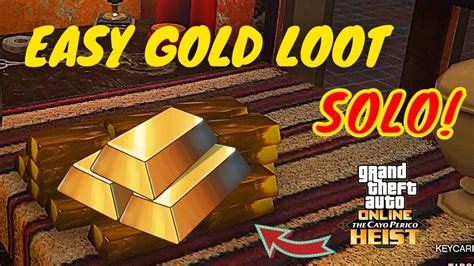 How To Get Gold Solo In Cayo Perico Heist Youtube