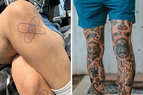 Knee Tattoos Make A Statement With These 108 Tattoo Designs Bored Panda