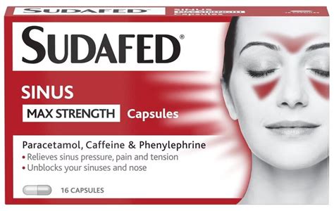 Sudafed Sinus Max Strength Capsules