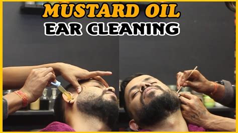 Mustard Oil Ear Cleaning And Head Massage By Bheem💈 Asmr Youtube