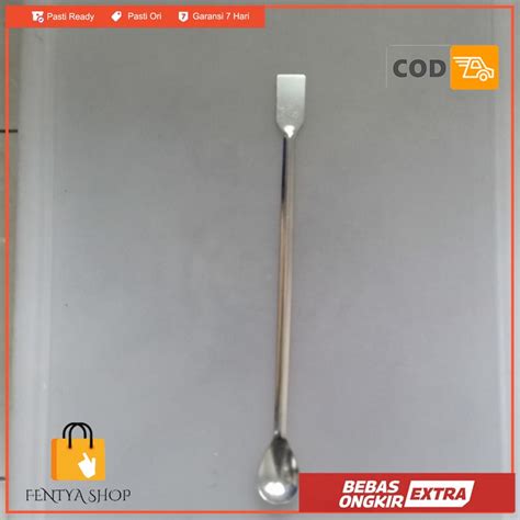 Jual Spatula Laboratorium Stainless Steel 30 Cm Shopee Indonesia