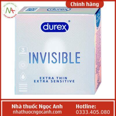 Bao Cao Su Si U M Ng Durex Invisible Gi Bao Nhi U Mua U