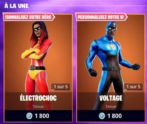 Skins Super H Ros Fortnite Les Tenues Aucune Limite Dans La Boutique D