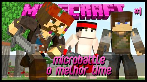 Minecraft Micro Battle O Melhor Time Ft Ishow E Srpedro Youtube