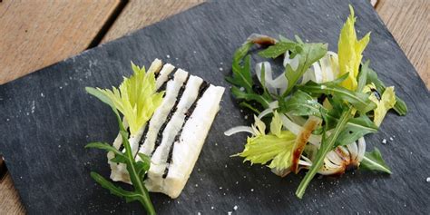 Mille feuille de céleri et truffe au brillat savarin facile et rapide