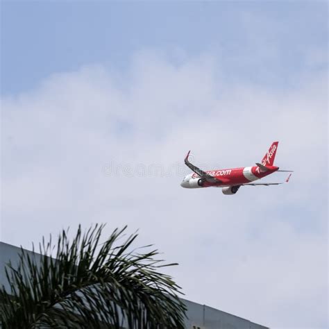 New Delhi India April Air Asia Airbus A Take Off From