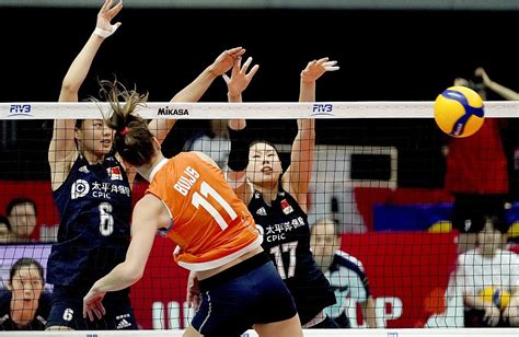 China Beat Netherlands To Take 9th Win In Volleyball Womens World Cup