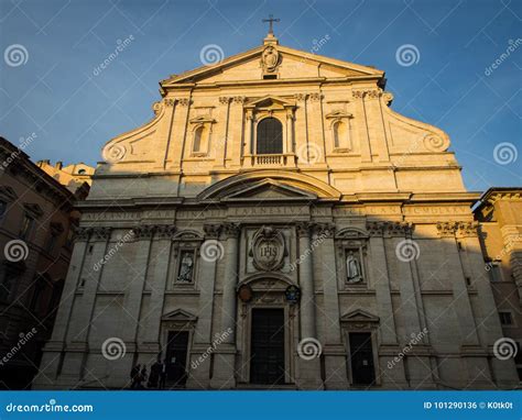 La Chiesa Del Santissimo Nome Di GesÃ¹ Editorial Photo Image of gesu