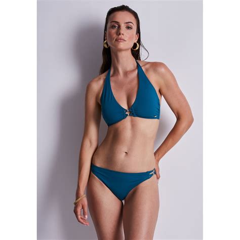 Bas de maillot de bain culotte brésilienne secret laguna teal Aubade