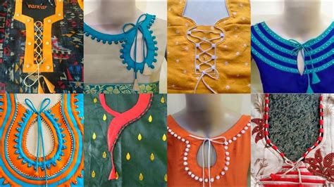 65 Simple And Easy Dori Neck Design For Kurti Glam Up With Tie Up Neck Designs Youtube