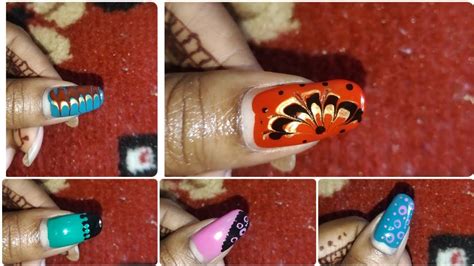 Easy Nail Art Designs For Beginners With In 2 Minutes 💅🏻💅🏻💅🏻 Youtube