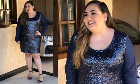 Look Plus Size De Paetê Para Festas Cinderela De Mentira