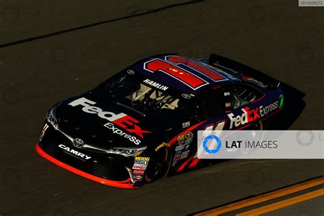 February Daytona Beach Florida Usa Denny Hamlin Fedex