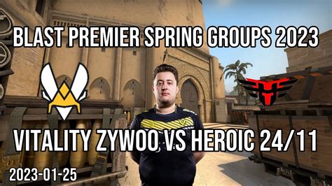 CSGO POV Vitality ZywOo Vs Heroic 24 11 Mirage 2023 01 25 YouTube