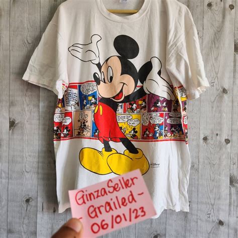 Vintage Vintage Mickey Mouse Mirror Print Velva Sheen Disney Grailed